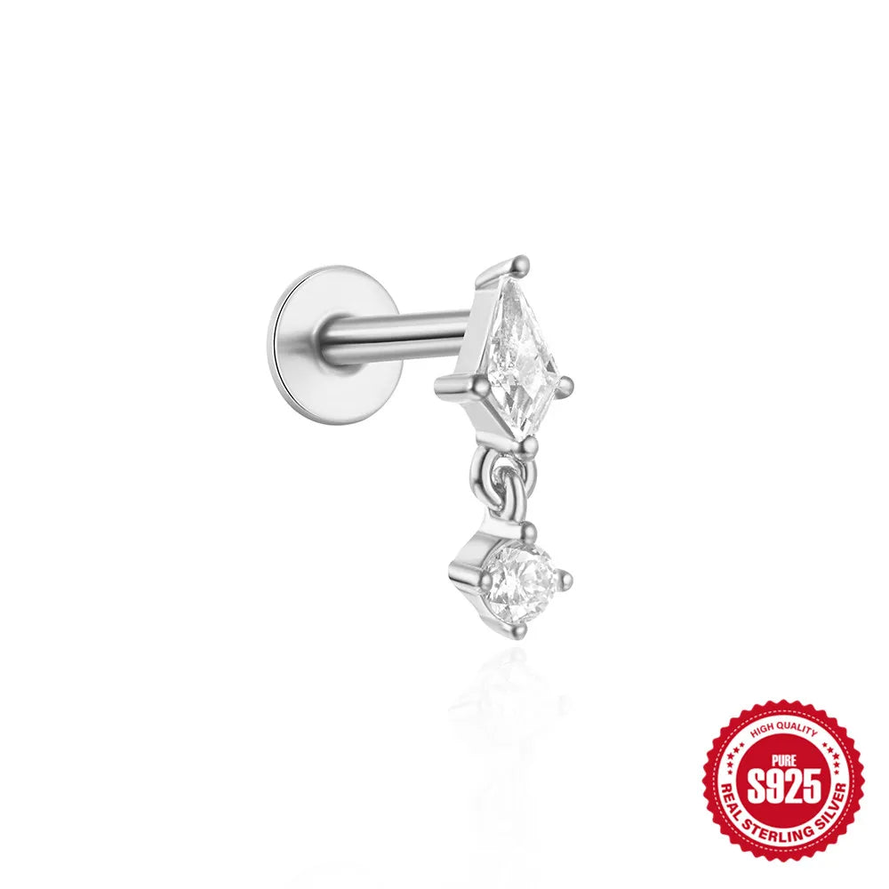 Celeste Moonstar Tassel Stud