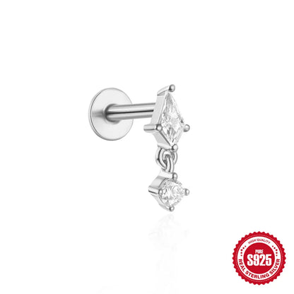 Celeste Moonstar Tassel Stud