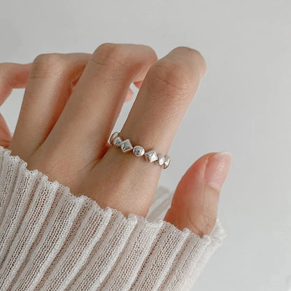 Celeste Double Wave Silver Ring