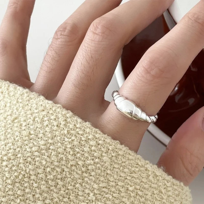 Retro Floral Sterling Ring