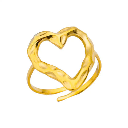 Golden Edge Open Ring