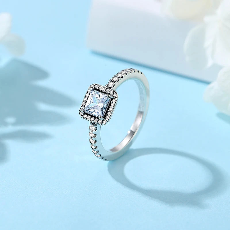 Crystal Love Crown Ring