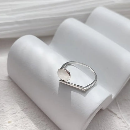 Vintage Geometric Charm Ring
