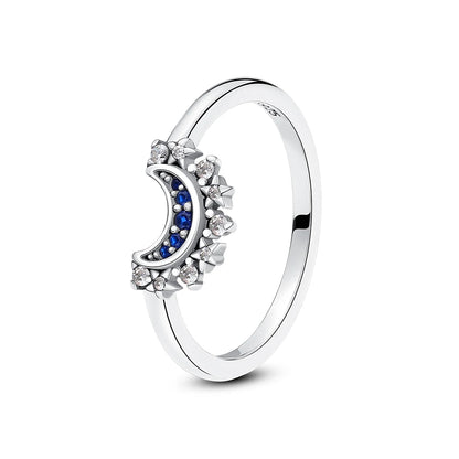 Crystal Love Crown Ring