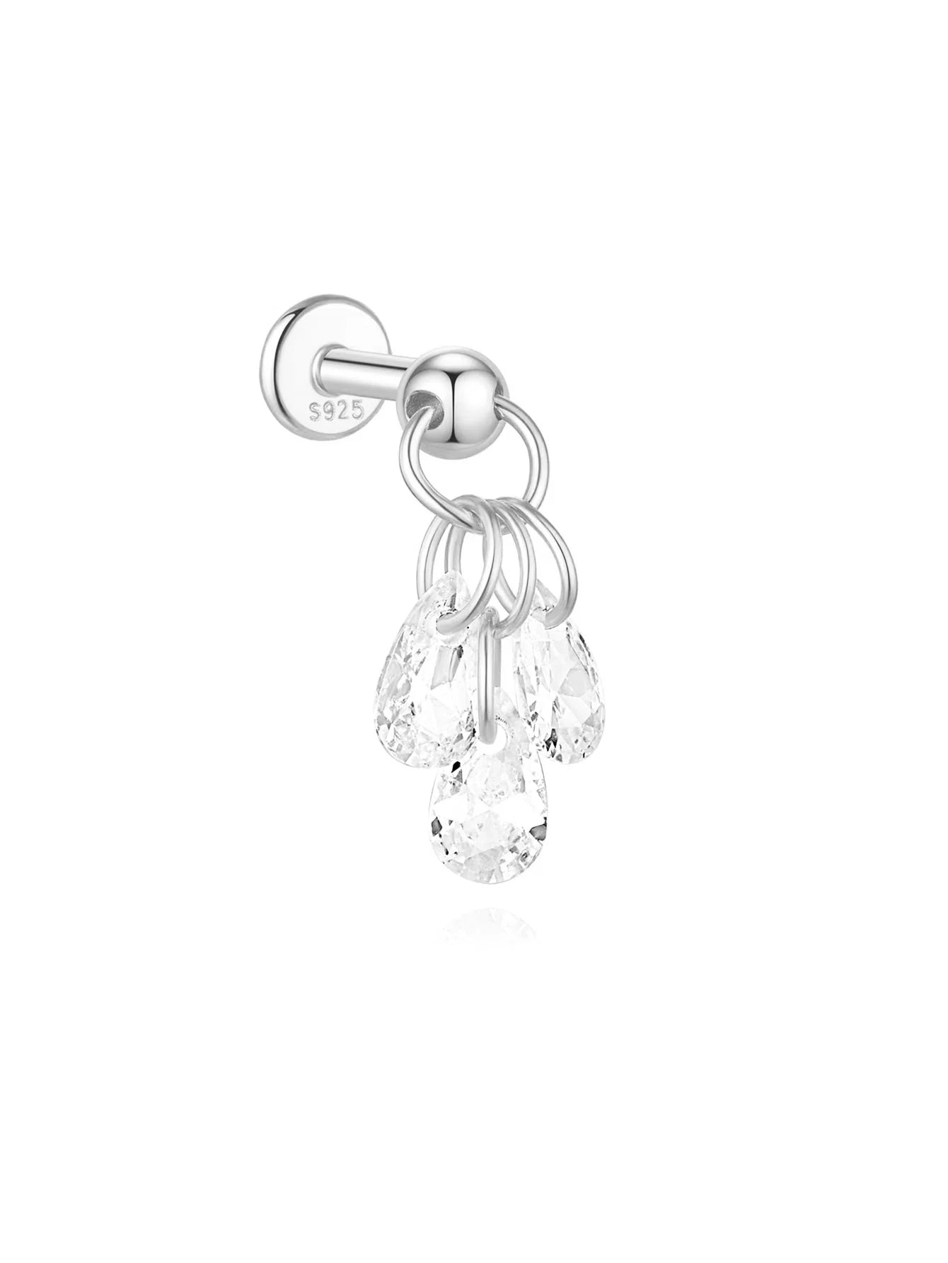 Celeste Moonstar Tassel Stud