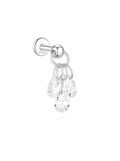 Celeste Moonstar Tassel Stud