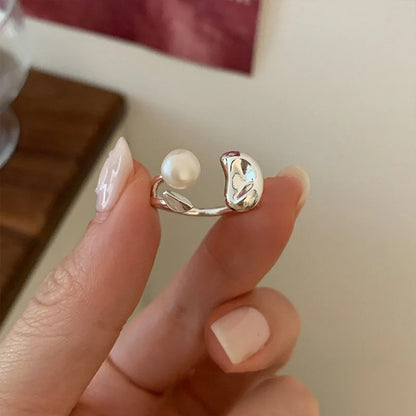 Vintage Geometric Charm Ring