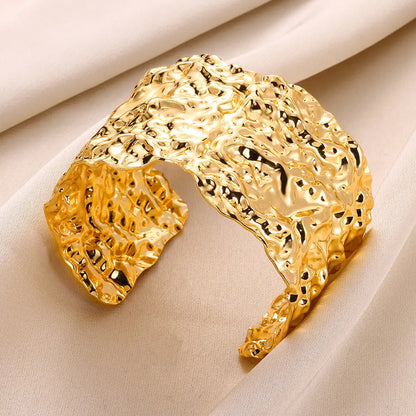 Luxury Gold Irregular Bangle