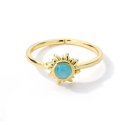 Ethereal Opal Flower Ring