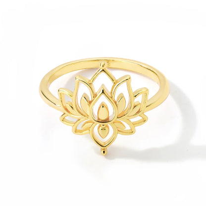 Ethereal Opal Flower Ring