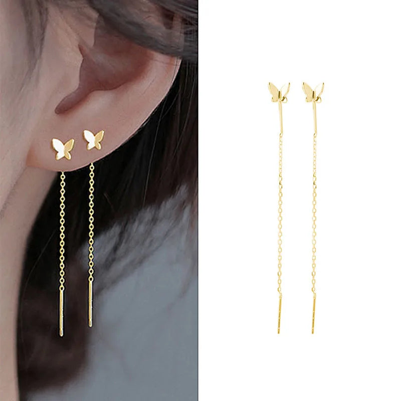 Celeste Golden Leaf Earrings