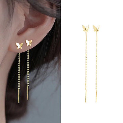 Celeste Golden Leaf Earrings
