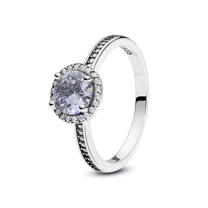 Crystal Love Crown Ring