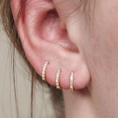 Aurelia Crystal Hoops