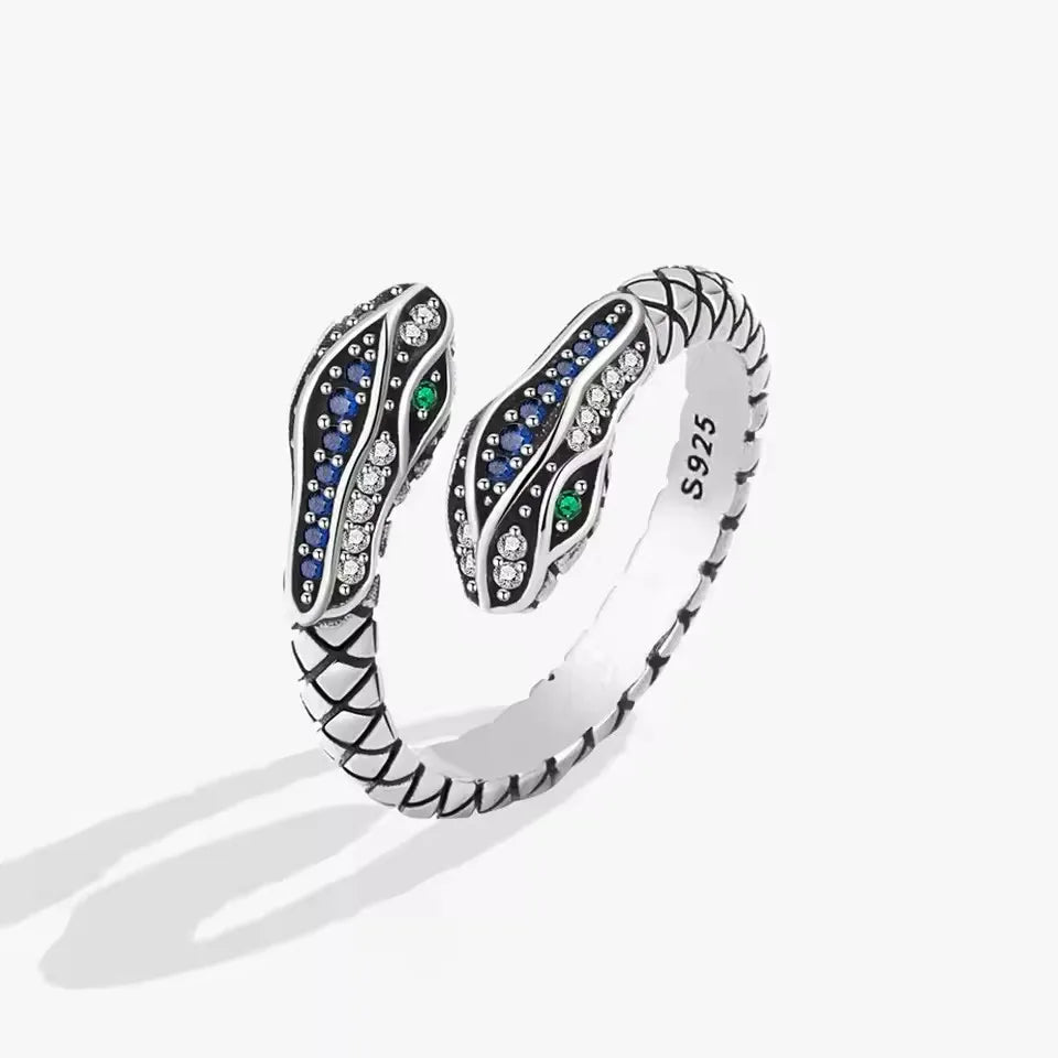 Retro Floral Sterling Ring