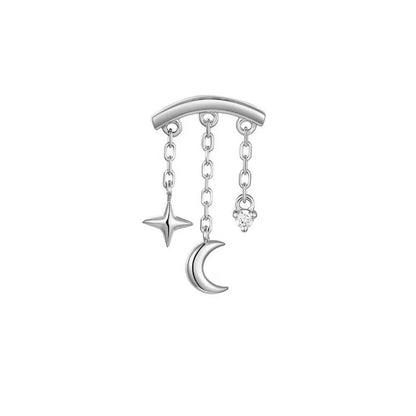 Celeste Moonstar Tassel Stud