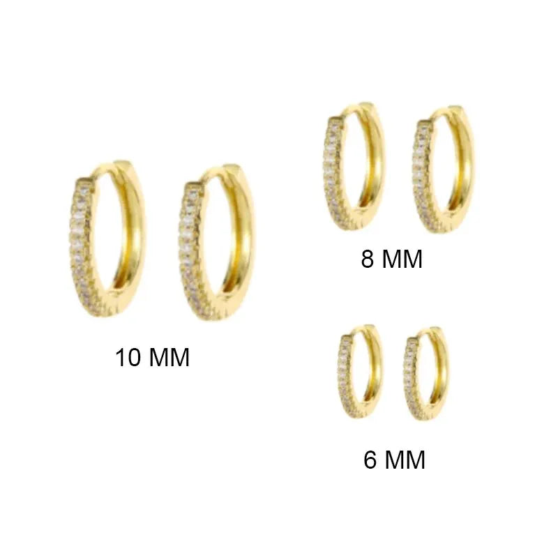 Aurelia Crystal Hoops