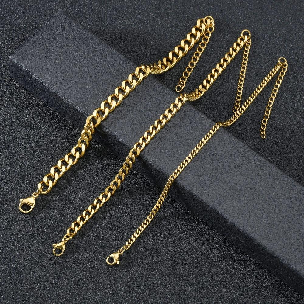 Punk Heavy Cuban Link Wristband
