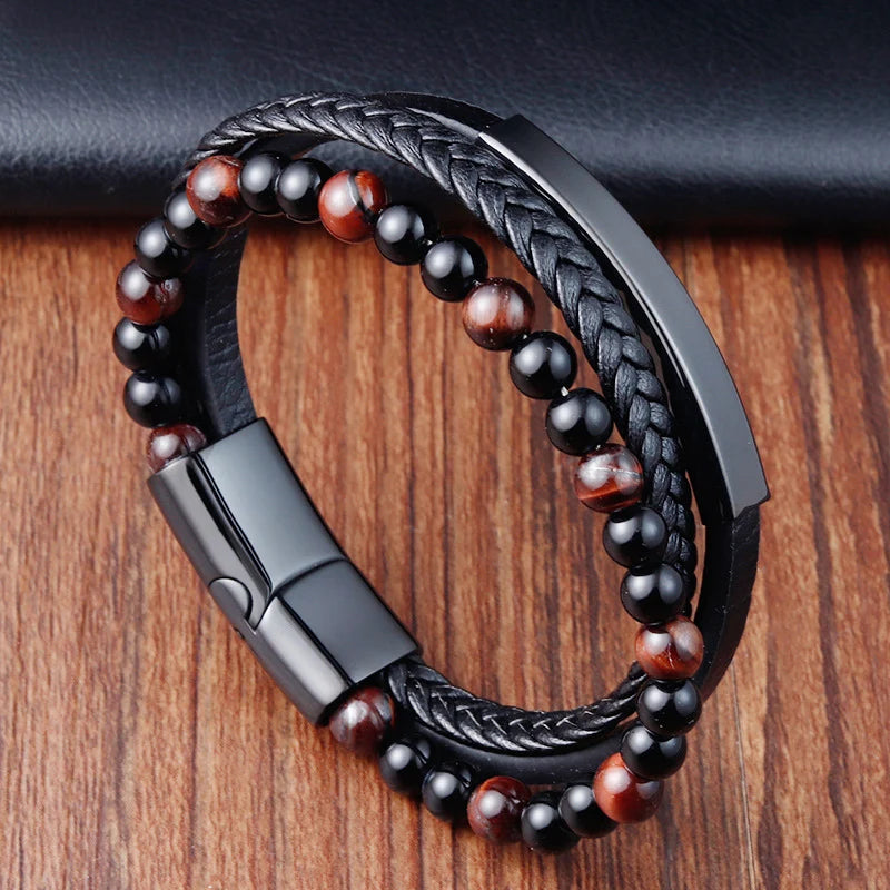 Magnetic Buckle Rope Bracelet