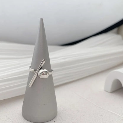 Vintage Geometric Charm Ring