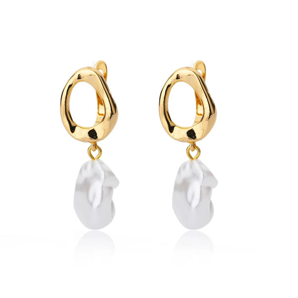 Celeste Star Hoop Earrings