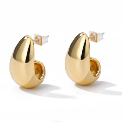 Celeste Heart Hoop Earrings