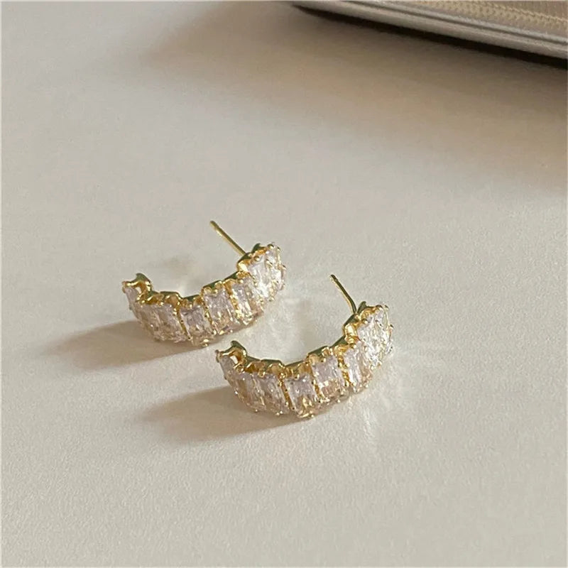 Celeste Pearl Circle Earrings