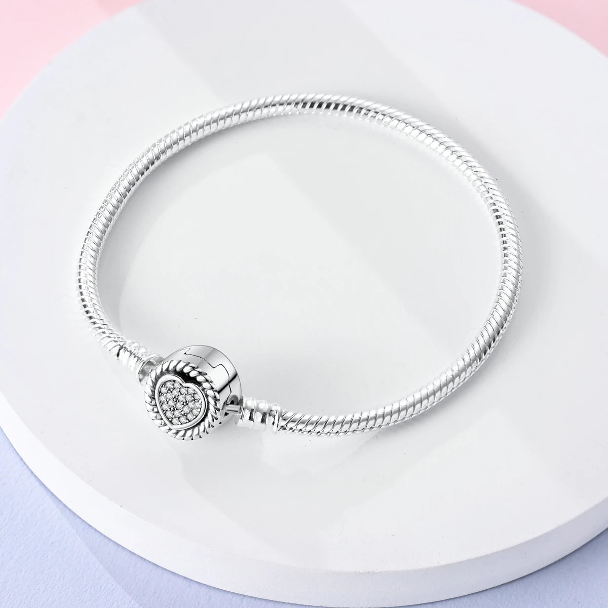 Holy Mother Heart Charm Bracelet