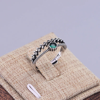 Celeste Double Wave Silver Ring