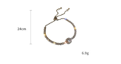 Celeste Gold Rhinestone Bracelet