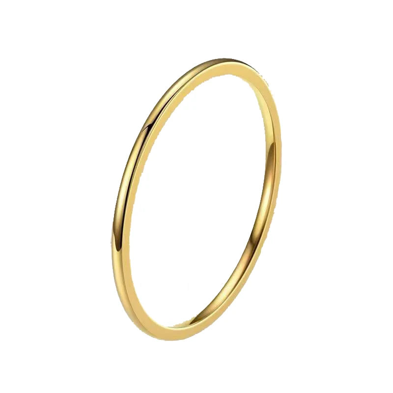 Celeste Smooth Couple Band Ring
