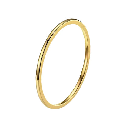Celeste Smooth Couple Band Ring