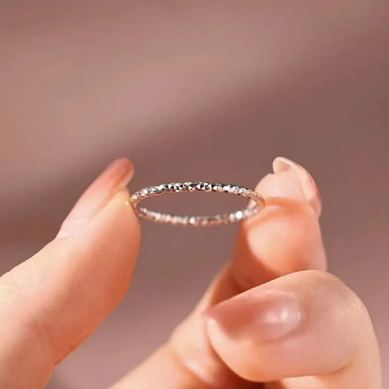 Minimal Thin Stackable Ring