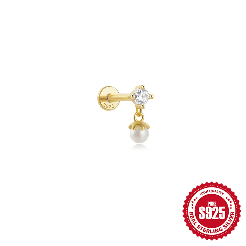 Celeste Moonstar Tassel Stud