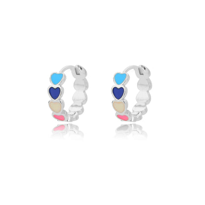 Celeste Star Hoop Earrings