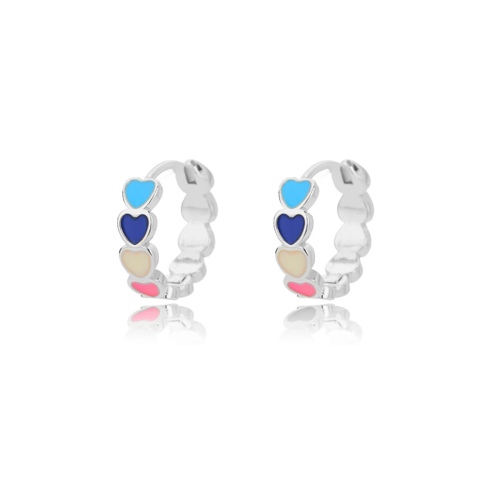 Celeste Star Hoop Earrings