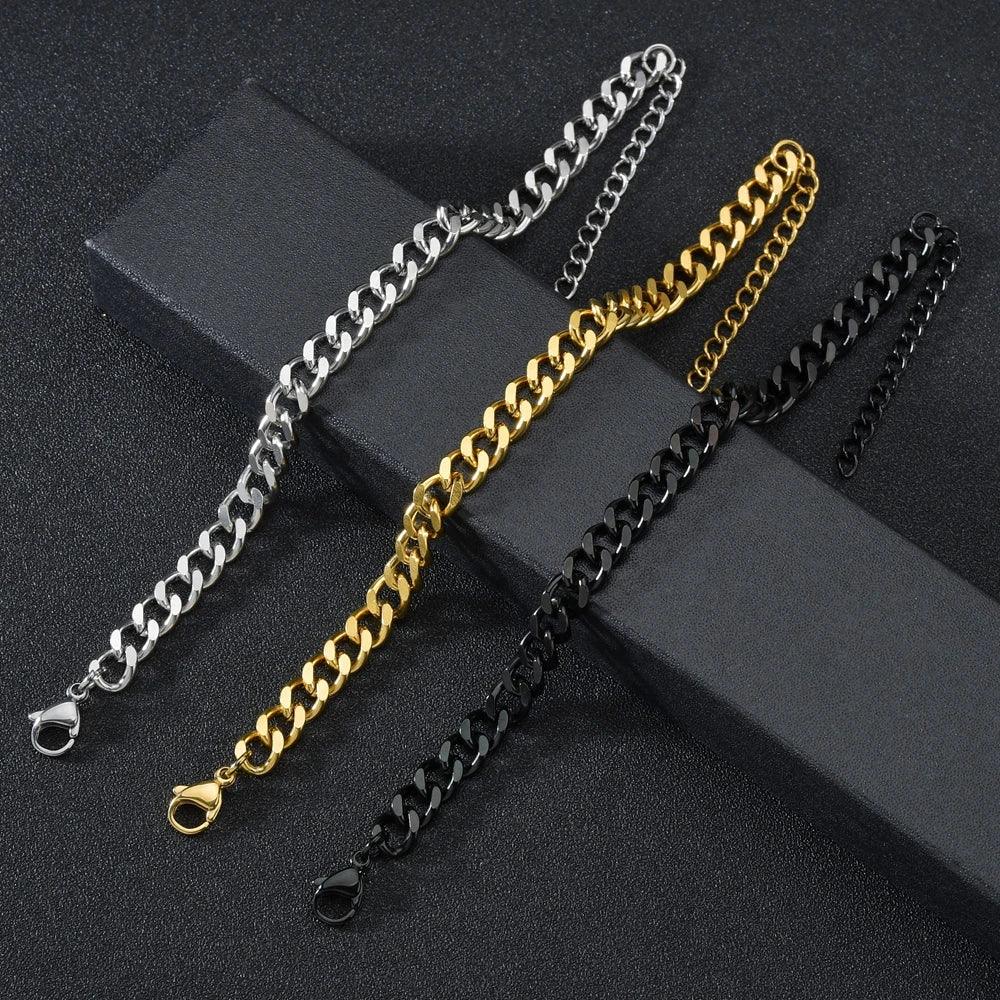 Punk Heavy Cuban Link Wristband