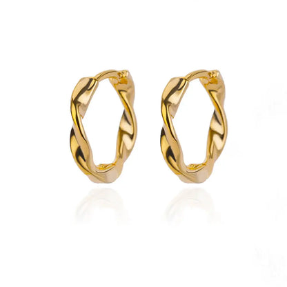 Celeste Heart Hoop Earrings