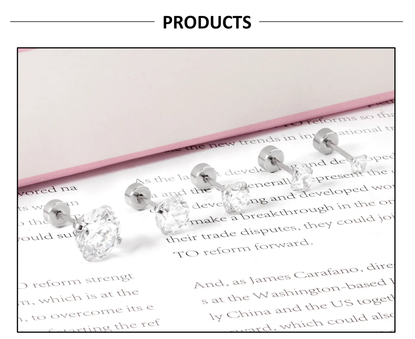 Celeste Crystal Prong Studs