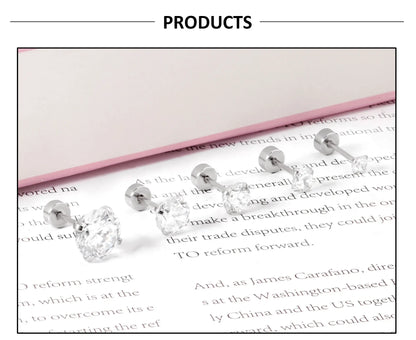 Celeste Crystal Prong Studs