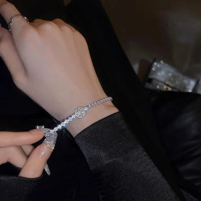 Celeste Gold Rhinestone Bracelet