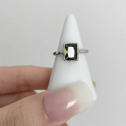 Vintage Geometric Charm Ring