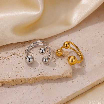 Gold Sphere Ring
