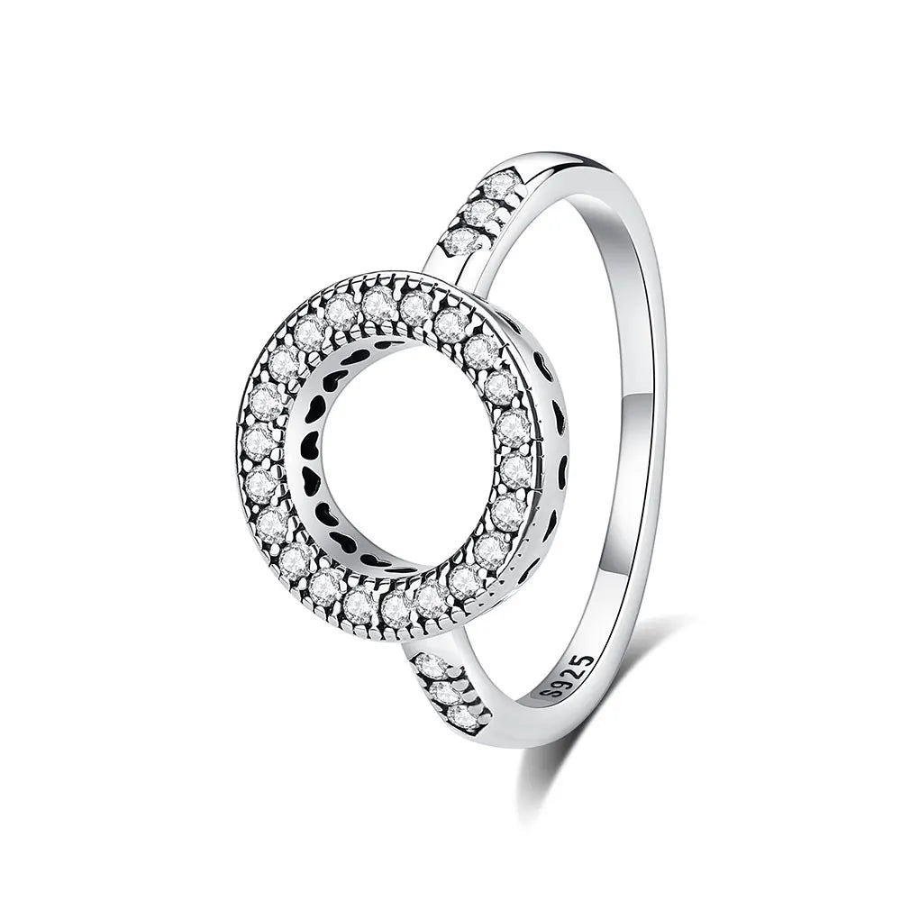 Crystal Love Crown Ring