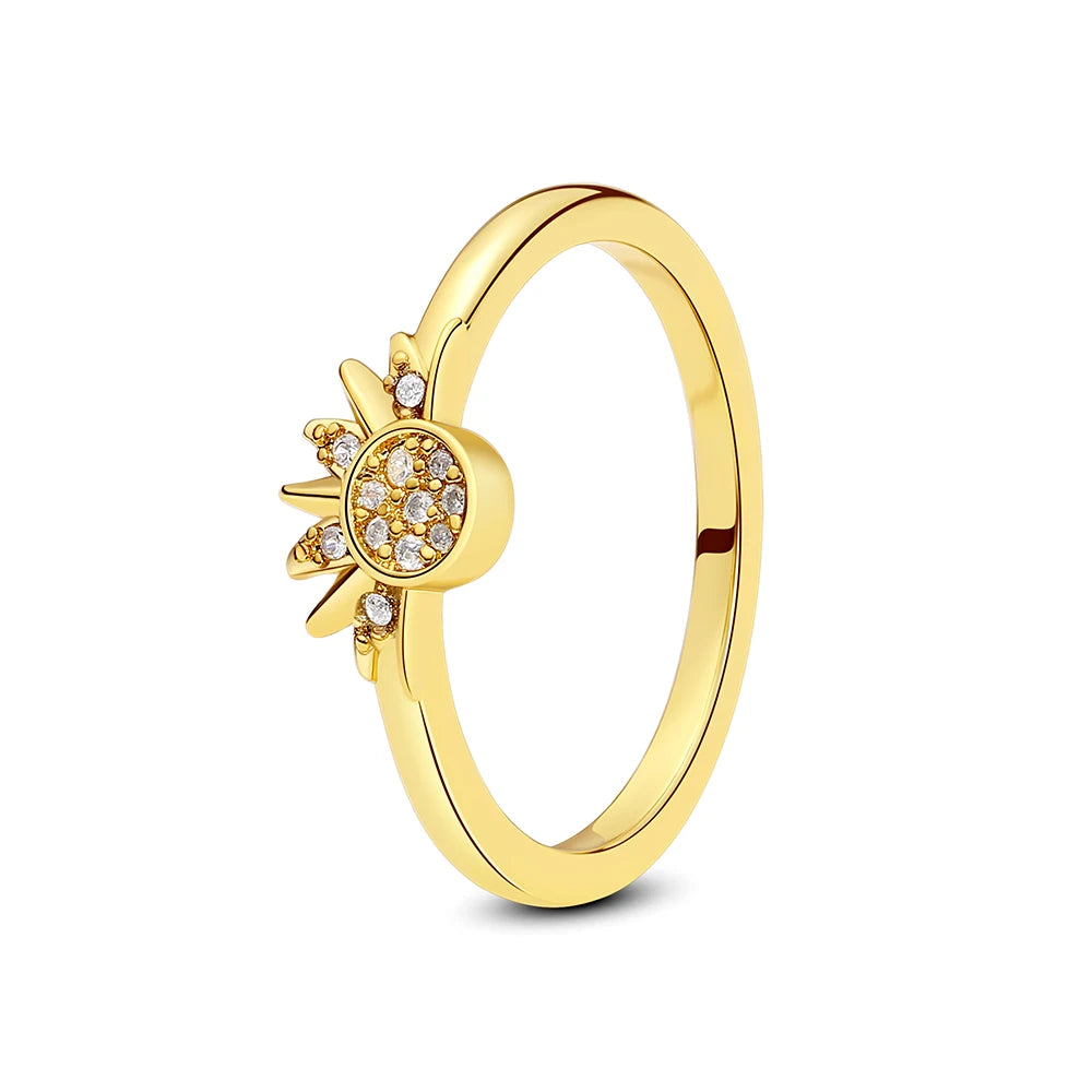 Crystal Love Crown Ring
