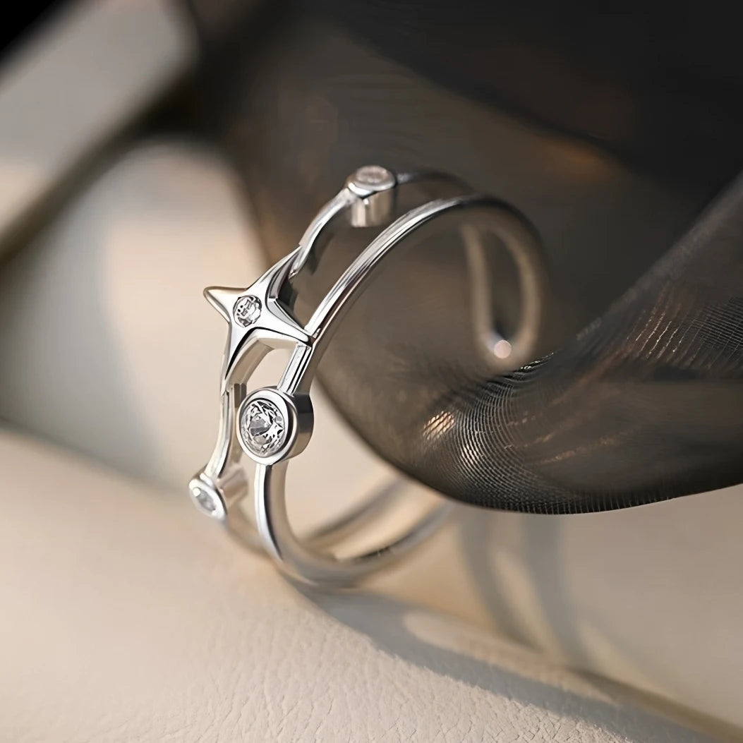 Sterling Twisted Chunk Ring