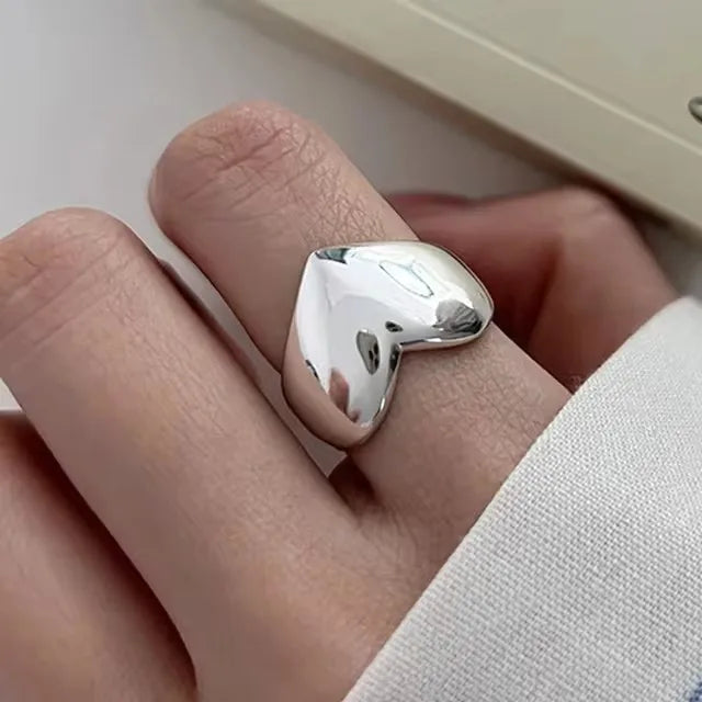 Vintage Geometric Charm Ring
