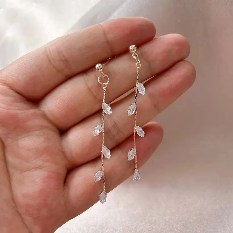Celeste Golden Leaf Earrings