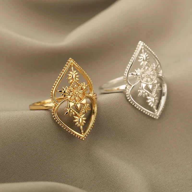 Ethereal Opal Flower Ring