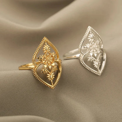 Ethereal Opal Flower Ring